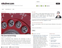 Tablet Screenshot of niksilver.com